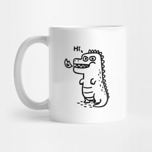 Hi, dragon ( back ) Mug